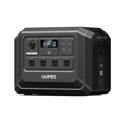 Unleash Your Adventures with the OUPES Mega 1 Lite: 1800W Portable Power Station with Lifepo4 Battery and 1 Hour Fast Charging for Ultimate Home Backup and Camping Power!