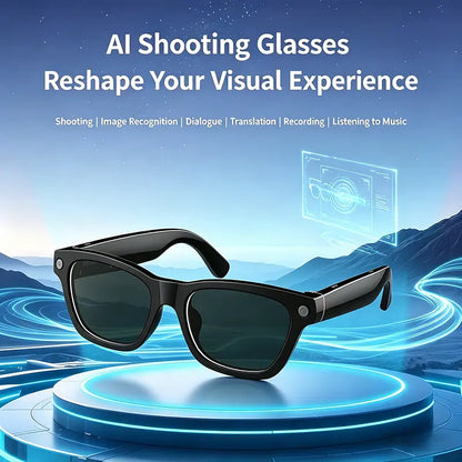 Revolutionize Your Experience with JEYUIN Smart Camera Glasses - Capture Moments Hands-Free with Bluetooth Audio and Photochromic Lenses!